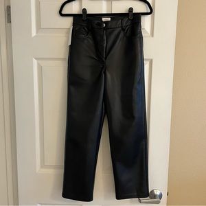 Vegan leather pants